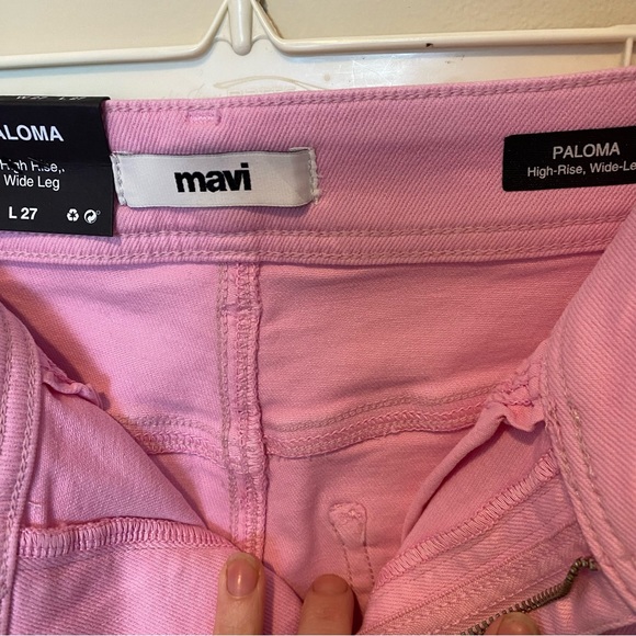 Mavi Paloma Wide Leg Pink Jeans - Picture 7 of 7